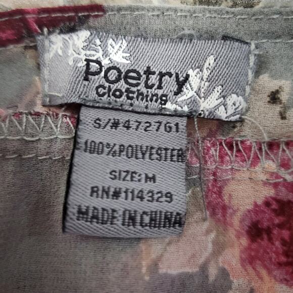 Poetry | Ruffle Tiered Layer Floral Tank Top - Picture 4 of 4